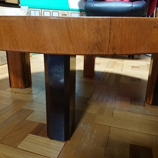 中古品　一枚板テ－ブル差し上げます。の画像