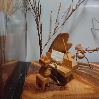 竹細工の工芸品の画像