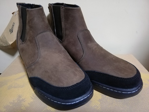 新品未使用 デッドストック◆ダナー BROGAN 9205 DBR / 8(E) 26cm ダークブラウン 茶 / アメカジ サイドゴア レザー ブーツ ワーク アウトドア◆Danner