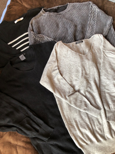ニットトップス4枚セット★美品★M、L