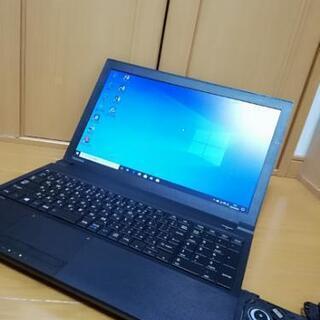 【快適♪SSDカスタム♪】サクサク動く　TOSHIBA　ノートパソコン　Windows10 core i3 テンキー付きキーボード　無線LAN　Wi-Fi　office　オフィス　DVDドライブ　パソコン　15.6インチ液晶　