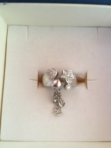 ダイヤ付きピンキーリング