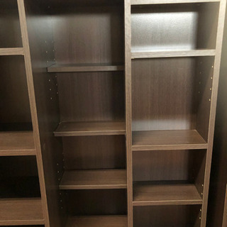 本棚　収納棚　木製の画像