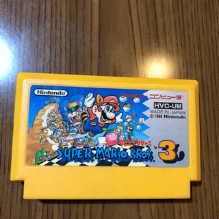 お話し中です。懐かしのスーパーマリオブラザーズ3 ファミコン用です！