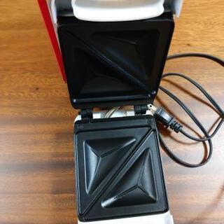 【取引決定】☆ホットサンドメーカー☆取扱説明書付の画像