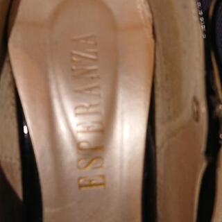 パンプスEsperanzaエスペランサ黒ブラックの画像