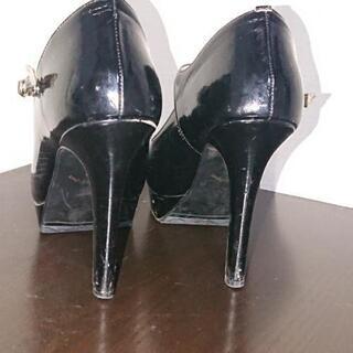 パンプスEsperanzaエスペランサ黒ブラックの画像