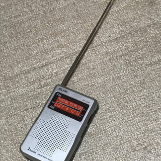 エルパ AM/FMポケットラジオ ER-C25F