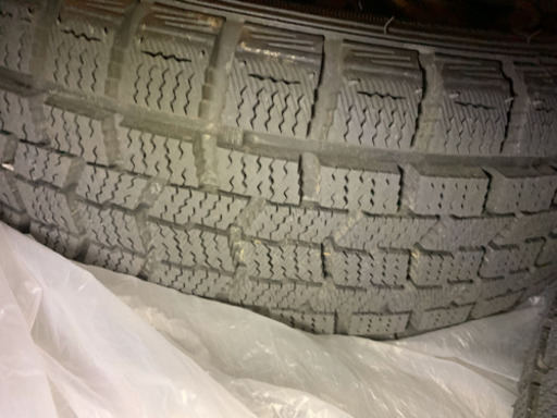 軽自動車 スタッドレス ほとんど使用なし ばり溝 ホイール付き