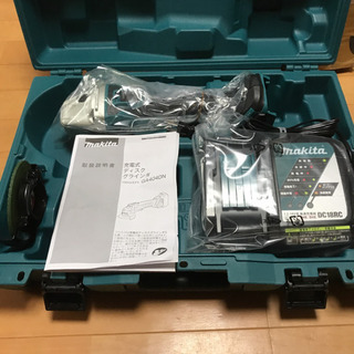 マキタ　充電式ディスクグラインダ　グラインダー　GA404DRGNの画像