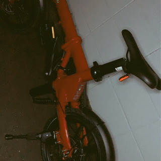 電動アシスト付き折りたたみ自転車 の画像