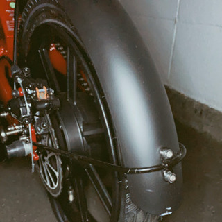 電動アシスト付き折りたたみ自転車 の画像