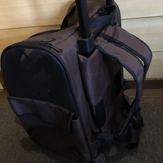 ペットキャリーバッグ、キャスター付の画像