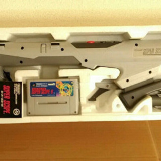 スーパーファミコンスーパースコープ箱付きの画像