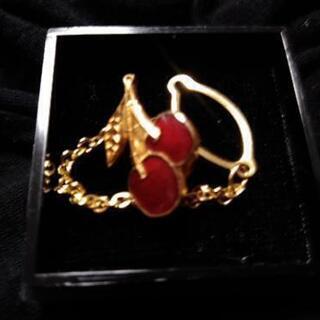 【SOLD】サクランボのネクタイピン