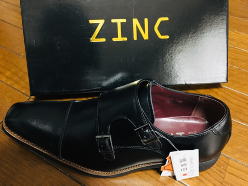 【新品・未使用】ZINC ビジネスシューズ(本革・日本製)