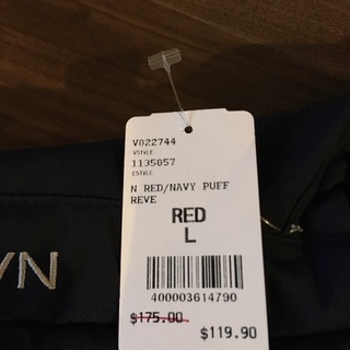 新品　ノーティカ　リバーシブル　ダウンジャケットの画像