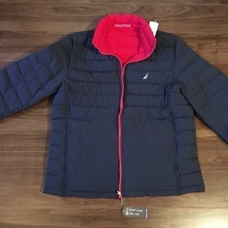 新品　ノーティカ　リバーシブル　ダウンジャケット