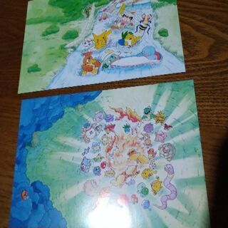 最終値下げ‼️ポケモン😀希少✨珍しい初期のポケモンのポストカード🍀絵葉書ですの画像