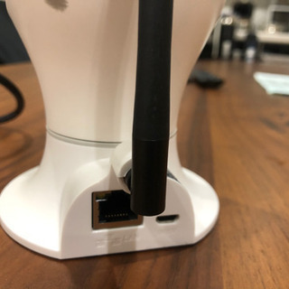 【再募集！美品】Wi-Fi 360° ムービングヘッド カメラ テレワークやコロナ対策にも！HD1080P デジタル録画 通話可能！の画像