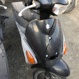 SUZUKI レッツ4  事故車　福岡市南区の画像