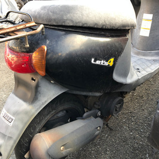 SUZUKI レッツ4  事故車　福岡市南区の画像