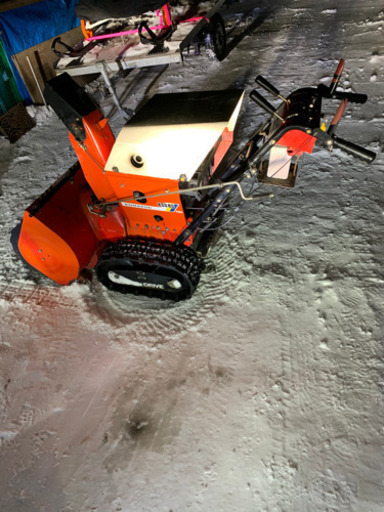 8馬力　コマツ除雪機