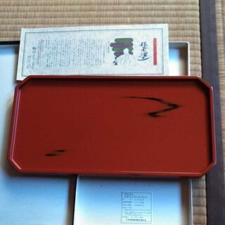 根来塗　おぼん　天然木加工品