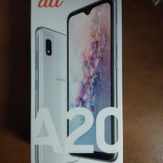 au　Galaxy A20 ホワイト 32 GB スマホ（SIMフリー）