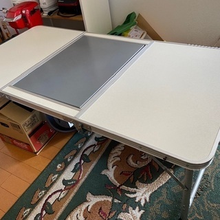 2/8まで！キャンプやBBQに　折り畳みテーブル