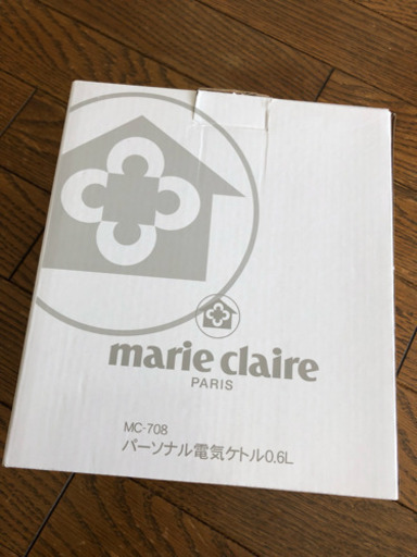 新品 電気ケトル 0.6ℓ マリークワント