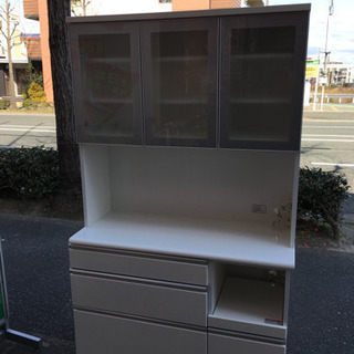 ニトリ アーバンstyle 3面レンジボード スチームオーブンOK オートクローザー引き出し搭載