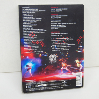 輸入盤 UNIVERSAL MUSIC QUEEN DVD CD 4枚組 LIVE AT WEMBLEY STADIUM ANIVERSARY EDITION クイーン フレディマーキュリー  ☆ PayPay(ペイペイ)決済可能 ☆ 札幌市 清田区 平岡の画像