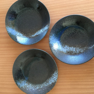 未使用品　美濃焼の小皿　3枚セット
