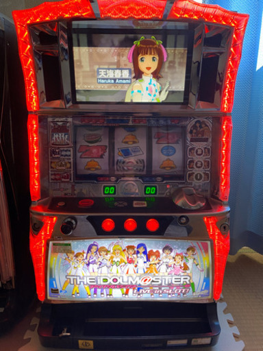 アイドルマスター　スロット台　コイン不要機付