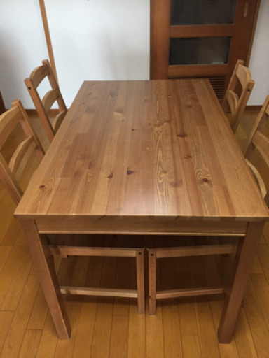 IKEA 4人掛けダイニングセット