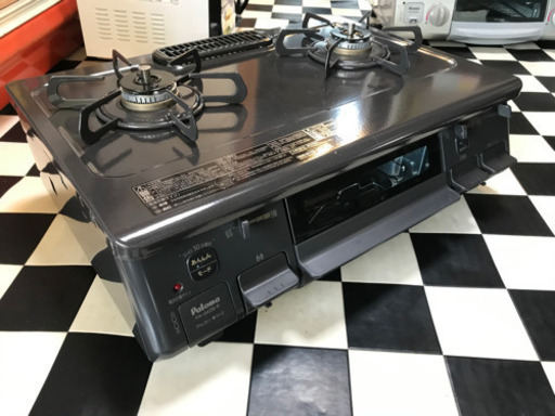 【リサイクルサービス八光　田上店　安心の3か月保証】パロマ：ガステーブルコンロ(片面焼グリル右強火力・LPガス）/PA-S42B-R-LPG
