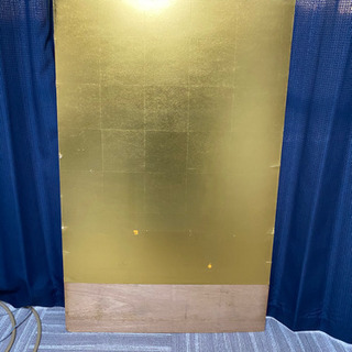 【終】金箔貼付けベニヤ板