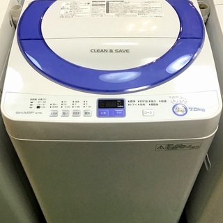 送料無料・設置無料サービス有り】洗濯機 SHARP ES-T706-A 中古