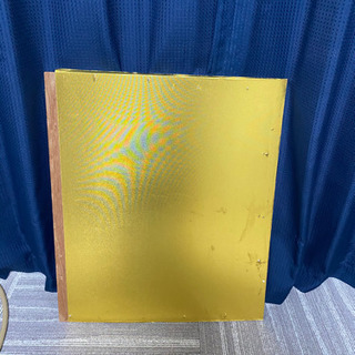【終】金箔貼付ベニヤ板