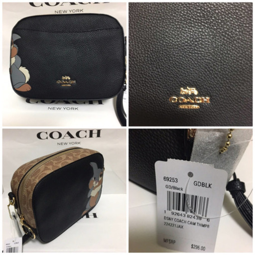 【正規品•新品3つセット】COACH  ディズニー コラボ　