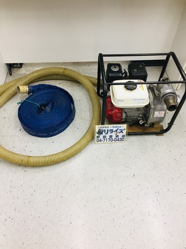 ホンダ GX120 エンジンポンプ【リライズ野田愛宕店】【店頭取引限定】【中古品】1点限り早い者勝ち！