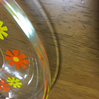 (取引中)昭和レトロなガラスのカップ&ソーサー の画像