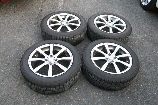 ～SOLD！～【中古品】16インチ スタッドレスタイヤ＆ホイール 195/55R16 BMW ミニ R系