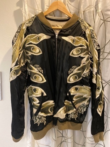 金糸縫い　スカジャン