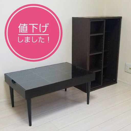 【値下げしました！】本棚と机のセットです