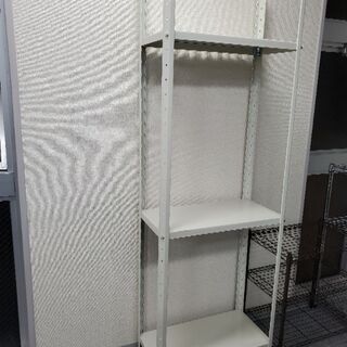スチールラック　オフホワイトの画像