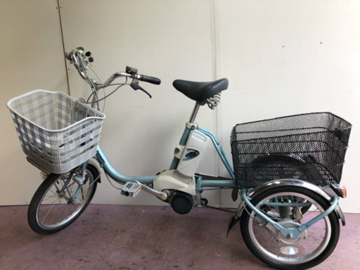 ⬛︎⬛︎電動アシスト⚫️Panasonic、三輪 バッテリ、テスト済み