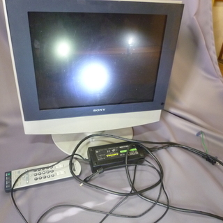 テレビ　液晶　SONY　１５インチ　古め