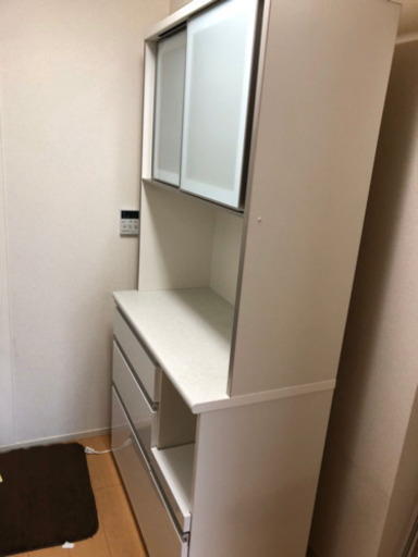 最終値下げ꙳ニトリ 食器棚 ホワイト